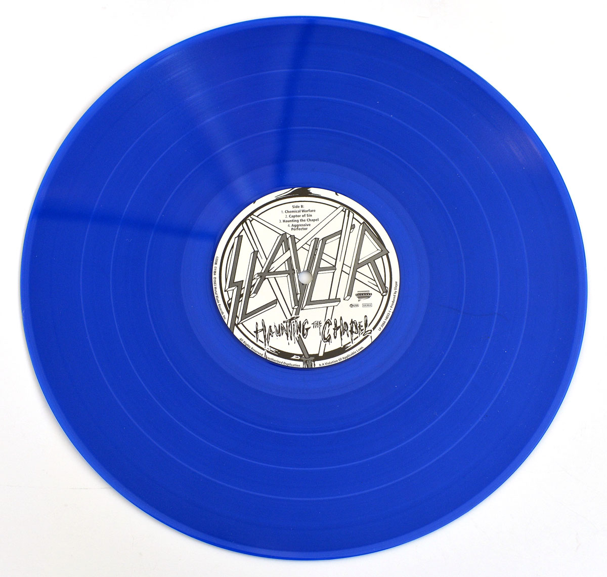 High Resolution Photo #4 SLAYER Live Undead Blue Vinyl 